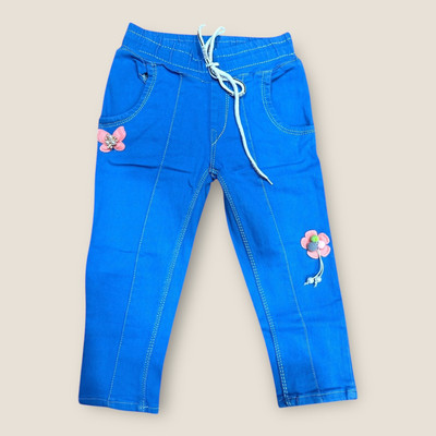 ICONIC ME Straight Fit Girls Light Blue Jeans