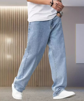 Playfeel Relaxed Fit Men Light Blue Jeans