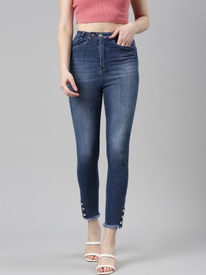 Showoff Skinny Women Dark Blue Jeans