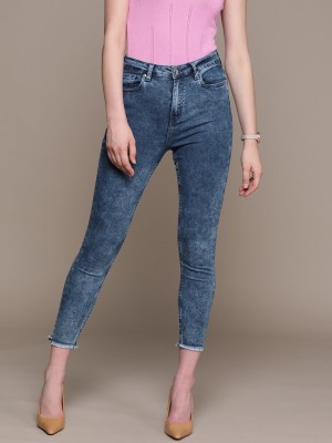 bebe Super Skinny Women Dark Blue Jeans