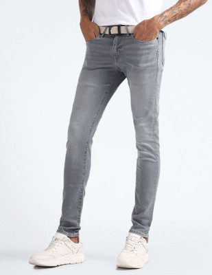 FLYING MACHINE Skinny Men Grey Jeans