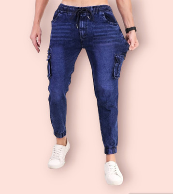 Dolldeal Jogger Fit Men Dark Blue Jeans