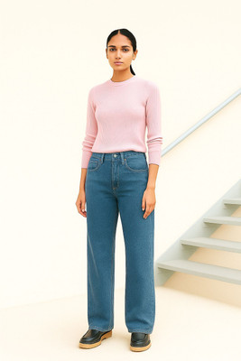 BLUELOCK Relaxed Fit Women Blue Jeans