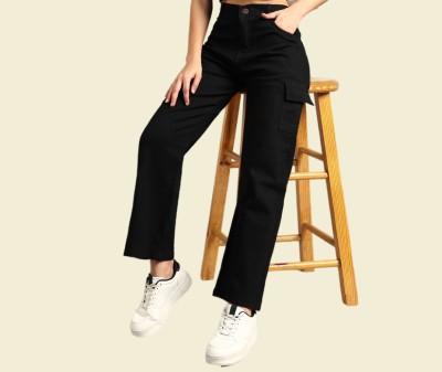 Jeancherry Relaxed Fit Women Black Jeans