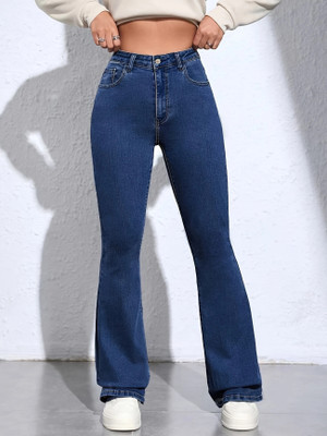 GLOBENAUT Boot-Leg Women Dark Blue Jeans