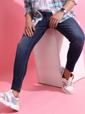 HIGHLANDER Super Skinny Men Dark Blue Jeans