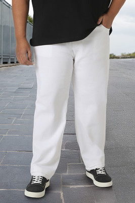 Urbano Plus Regular Men White Jeans