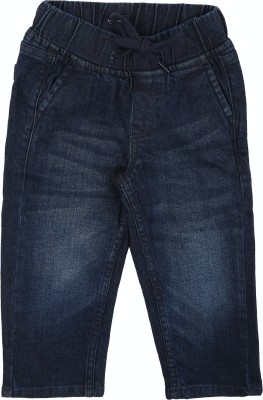 Allen Solly Jogger Fit Boys Dark Blue Jeans