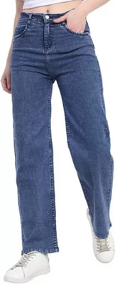 KILLER Straight Fit Girls Dark Blue Jeans