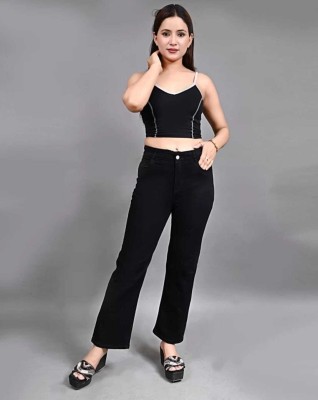 MF Fashion Boyfriend Women Black Jeans