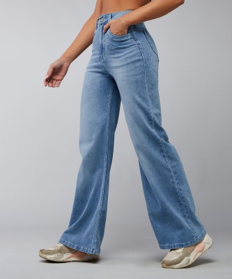 DOLCE CRUDO Flared Women Blue Jeans