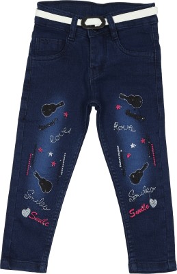 Arshia Fashions Skinny Girls Dark Blue Jeans