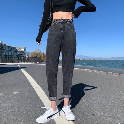 BoStreet Tapered Fit Women Grey Jeans
