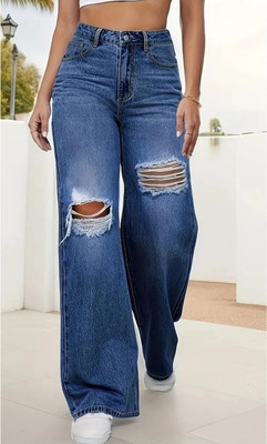 Rockwell Boot-Leg Women Blue Jeans