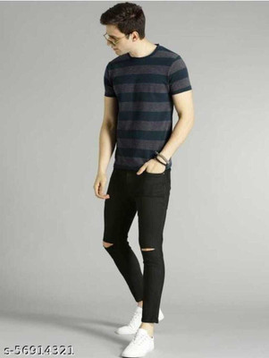 nainane Slim Men Black Jeans