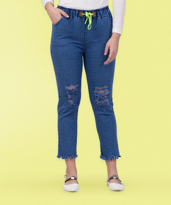 Maniere Creations Regular Women Dark Blue Jeans