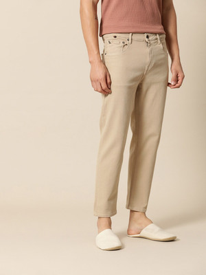Mr Bowerbird Tapered Fit Men Beige Jeans
