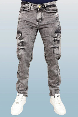 GEX Slim Men Grey Jeans