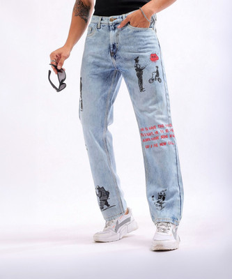 The Indian Garage Co. Straight Fit Men Blue Jeans