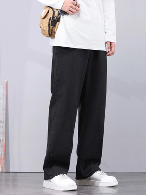 DENIM LOOK Relaxed Fit Men Black Jeans