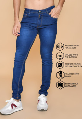 RASSO Regular Men Dark Blue Jeans