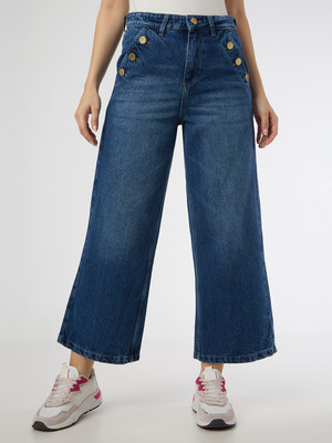 CEFALU Relaxed Fit Women Light Blue Jeans