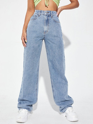 DMVIRTUAL DENIM Regular Women Light Blue Jeans