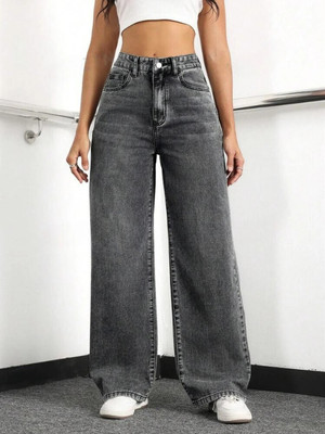 Rockwell Boyfriend Women Dark Grey Jeans