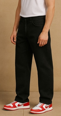 Zaba Denim Relaxed Fit Men Black Jeans