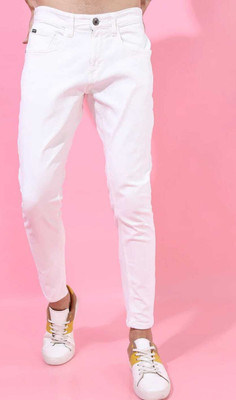 PYKAR Slim Men White Jeans
