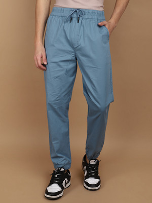 V-MART Solid Men Green Track Pants