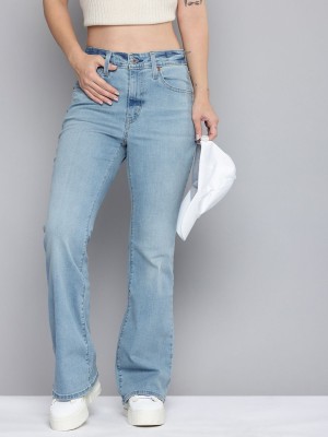 LEVI'S Flared Women Blue Jeans