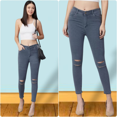 SheLook Skinny Women Grey Jeans