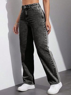 VBEAUTI Boyfriend Women Black Jeans