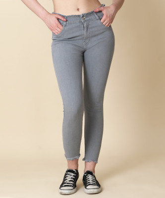 FREEDOMFASHION Skinny Women Grey Jeans