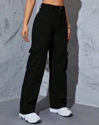 LTA Straight Fit Women Black Jeans