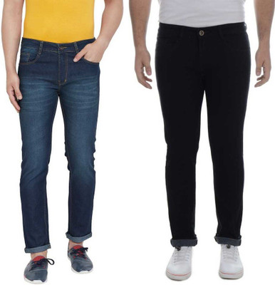 BEN MARTIN Regular Men Multicolor Jeans(Pack of 2)