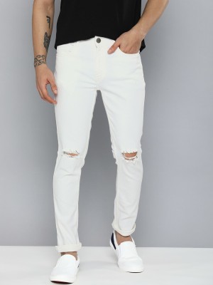 Mast & Harbour Skinny Men White Jeans