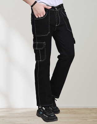 itup Regular Men Black Jeans