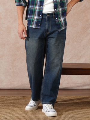 WROGN Loose Fit Men Blue Jeans