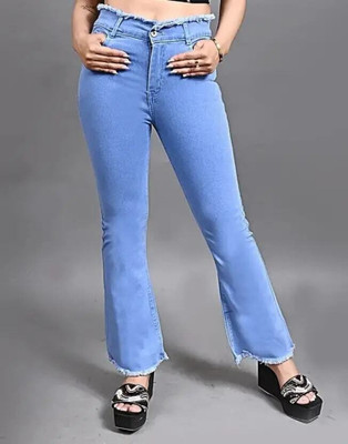 cnw Boot-Leg Women Blue Jeans