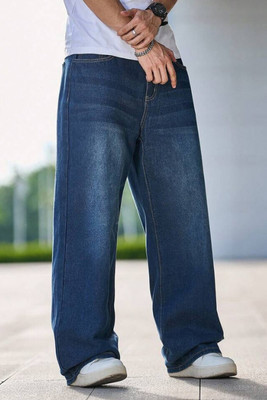 Rockwell Loose Fit Men Dark Blue Jeans