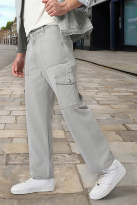 Urbano Fashion Loose Fit Men Grey Jeans