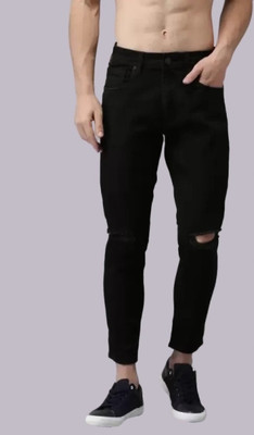 comfits Tapered Fit Men Black Jeans