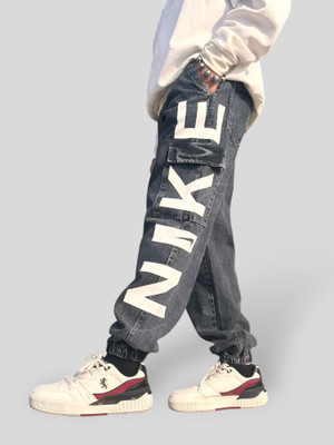 Styzon Loose Fit Men Black Jeans