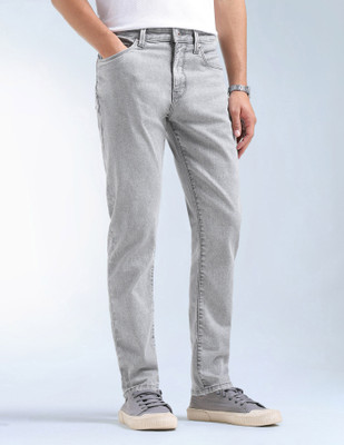 FLYING MACHINE Tapered Fit Men Grey Jeans