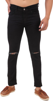 AXAAR Slim Men Black Jeans
