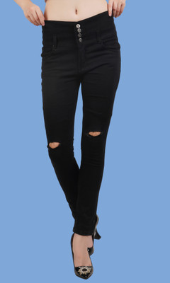 METRONAUT Tapered Fit Women Black Jeans