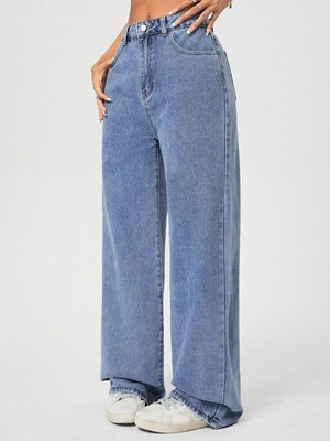 M MODDY Straight Fit Women Light Blue Jeans