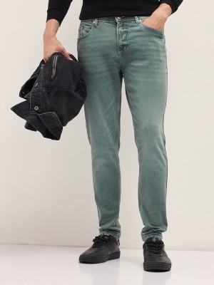 THE BEAR HOUSE Skinny Men Dark Green Jeans